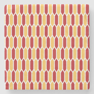 Geometric Pattern Stone Coaster