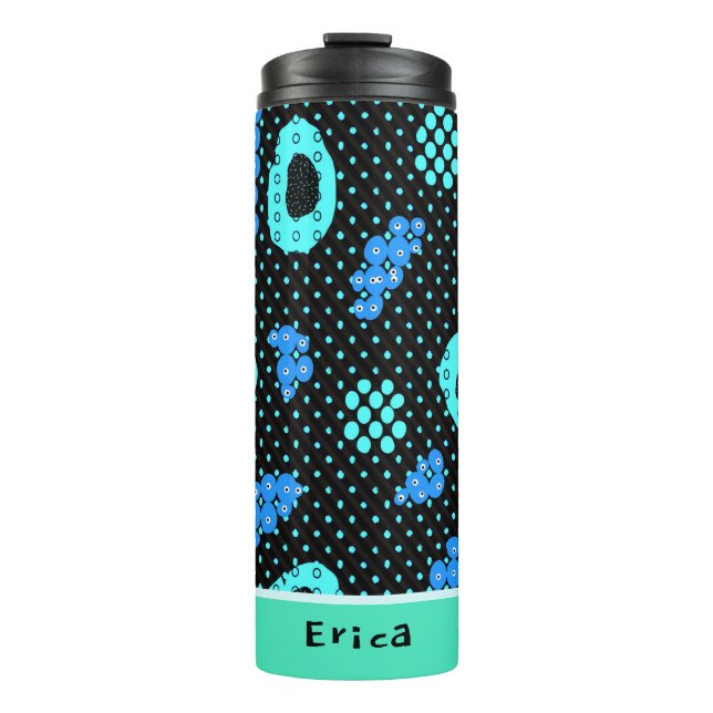 Geometric pattern thermal tumbler (Front)