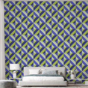 Geometric pattern wallpaper