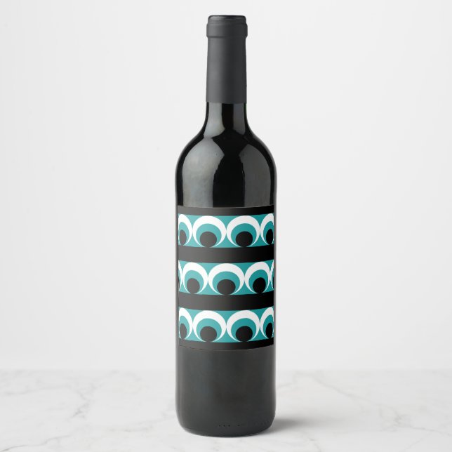 Geometric pattern wine label (Front)