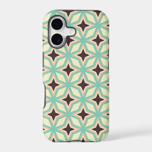 Geometric pattern with alternating dark star shape
