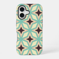 Geometric pattern with alternating dark star shape