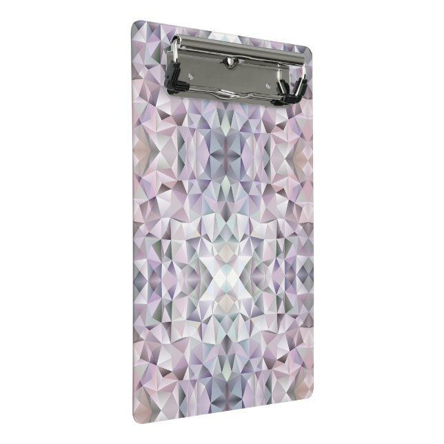 Geometric patterned clipboard with a kaleidoscope  (Angled)