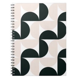 Geometric patterned notebook