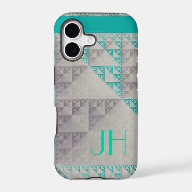 Geometric Patterns & Custom Monogram (Back)