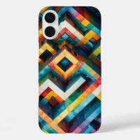 Geometric Patterns with Bold Contrasting Colours