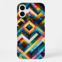 Geometric Patterns with Bold Contrasting Colours