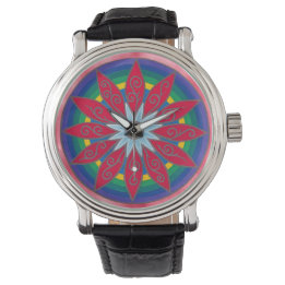 Geometric pinata flower watch