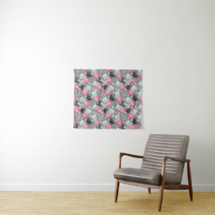 Geometric Pineapple Textured Pattern Tapestry