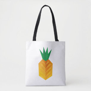 Geometric Pineapple Tote Bag