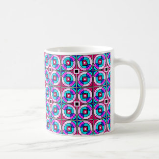 Geometric Pink, Blue, Purple Mug