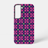 Geometric Pink Floral Petals Abstract pattern