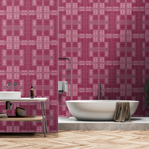 geometric pink wallpaper