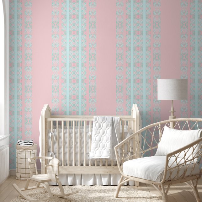 geometric pink wallpaper (Kids)