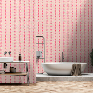 geometric pink wallpaper