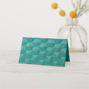 geometric place card