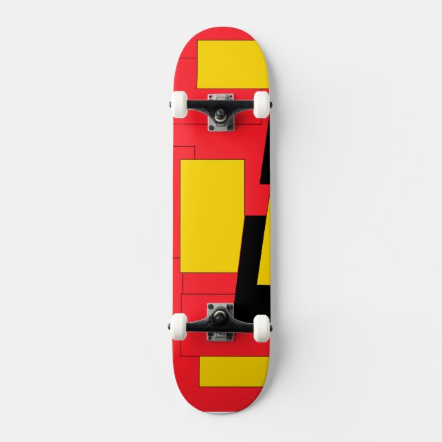 Geometric Pleasure Skateboard (Front)