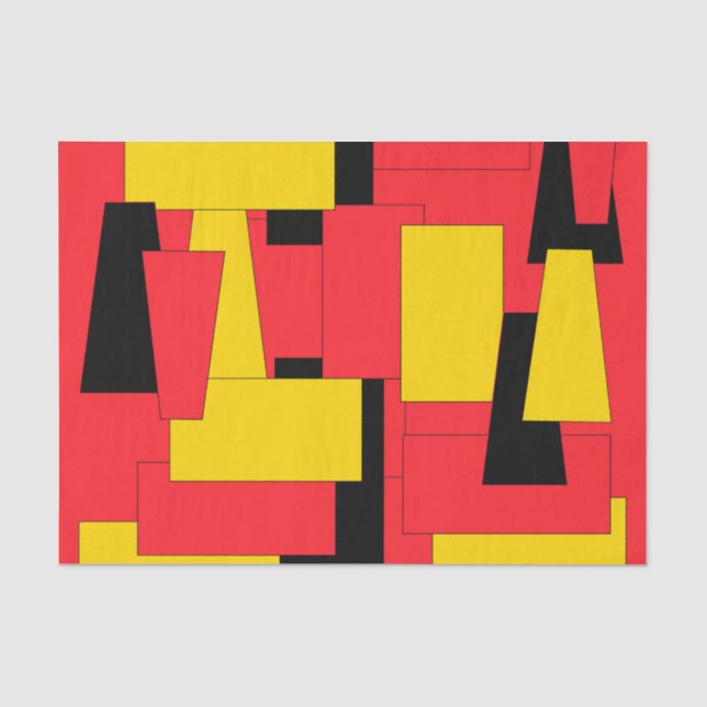 Geometric Pleasure Tissue Paper (Front)