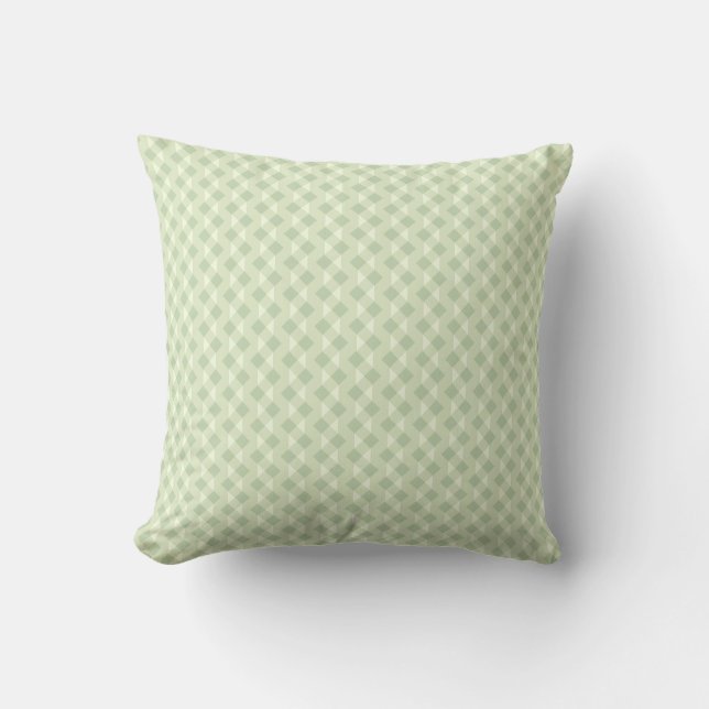 Geometric Pleats Pattern Throw Pillow  (Front)