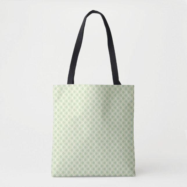 Geometric Pleats Pattern Tote Bag  (Front)