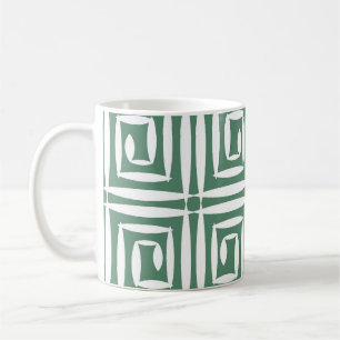 Geometric Polygons Vintage Seamless Pattern Coffee Mug