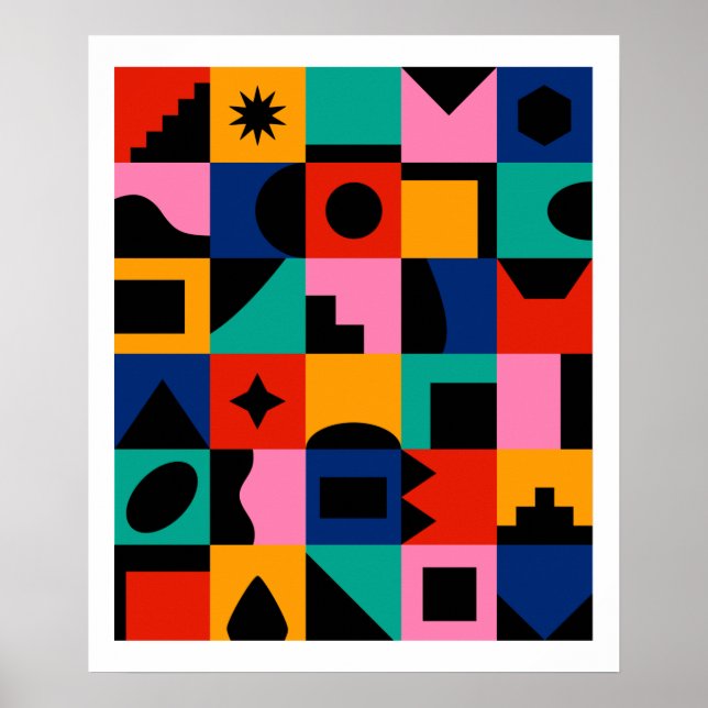 Geometric Poster (Front)