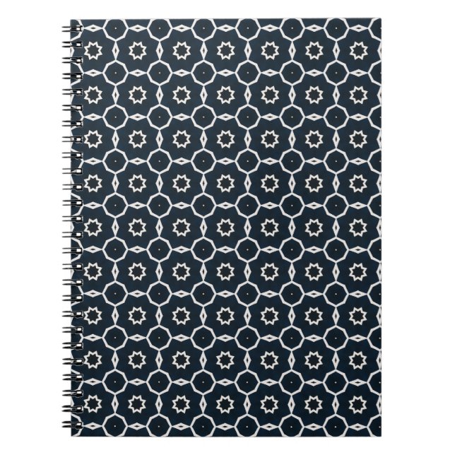 Geometric print notebook (Front)