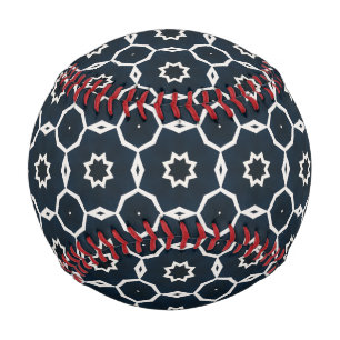 Geometric printed baseball