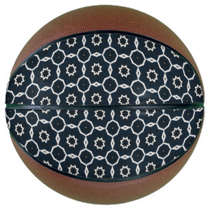 Geometric printed basketball