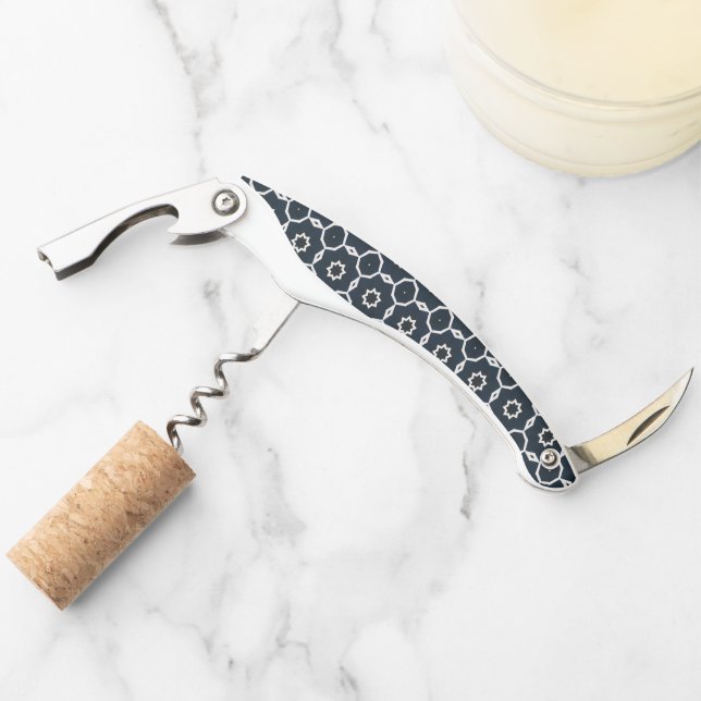 Geometric printed corkscrew (Front)