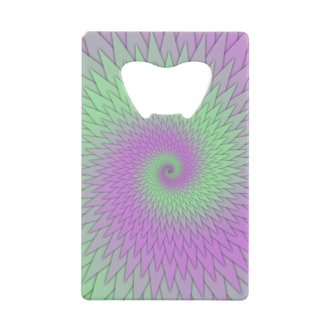 Geometric Purple and Green (Front)