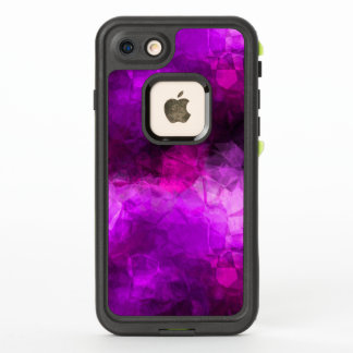Geometric Purples Abstract Pattern