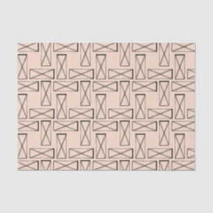 Geometric Rectangle X Design Tissue Paper