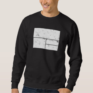 Geometric Rectangles Square Shapes Geometry Distre Sweatshirt