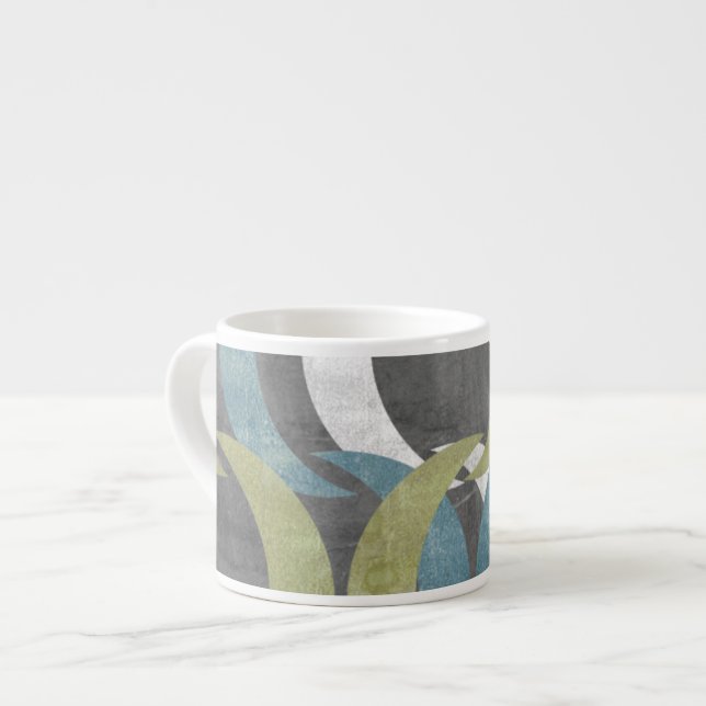Geometric Repeat I Espresso Cup (Front Left)
