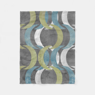Geometric Repeat I Fleece Blanket