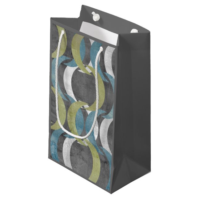 Geometric Repeat I Small Gift Bag (Front Angled)