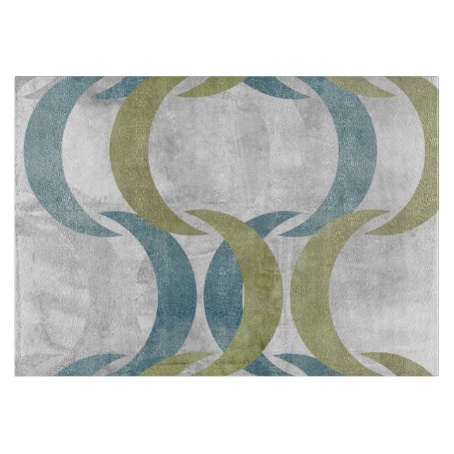 Geometric Repeat III Cutting Board (Front)