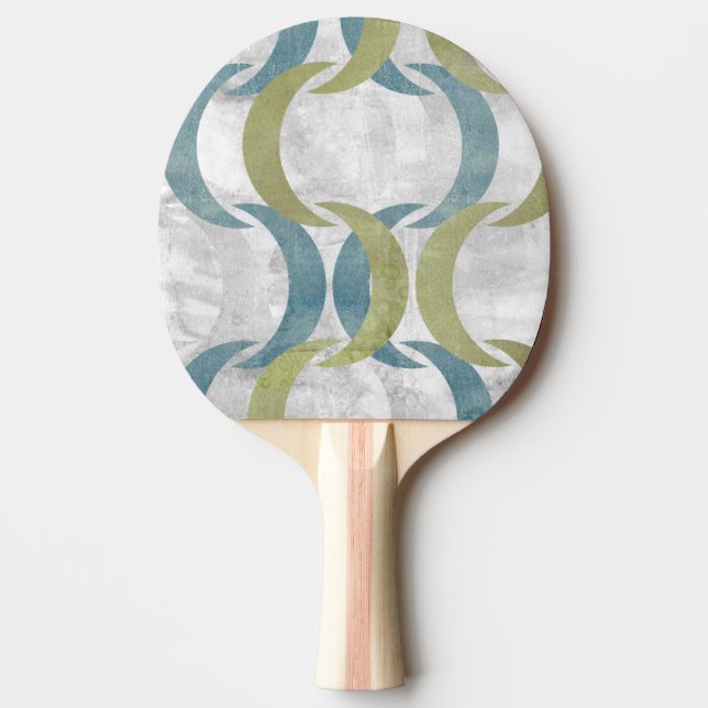 Geometric Repeat III Ping Pong Paddle (Front)