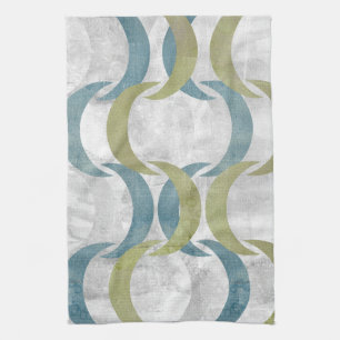 Geometric Repeat III Tea Towel