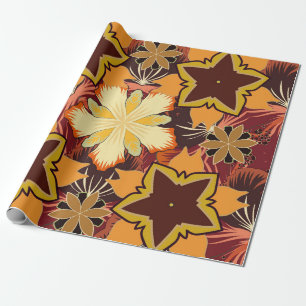 Geometric repeating seamless pattern with hexagon  wrapping paper