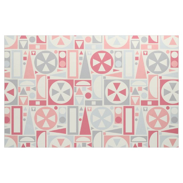Geometric Retro 50s Mid-Century Modern Abstract Fabric (Fat Quarter)