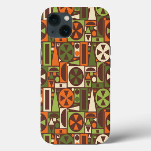 Geometric Retro 50s Mid-Century Modern Abstract iPhone Case