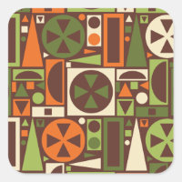 Geometric Retro 50s Mid-Century Modern Abstract