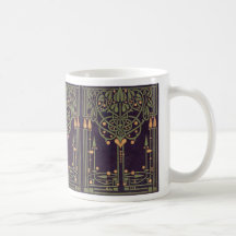 Geometric Retro Design Coffee Mug