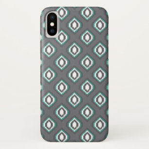 Geometric retro ikat tribal pattern iPhone x case