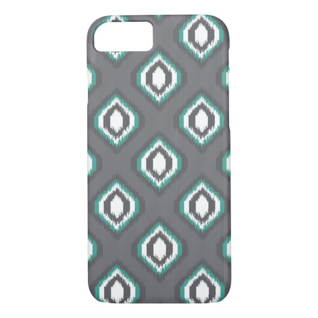 Geometric retro ikat tribal pattern Case-Mate iPhone case (Back)