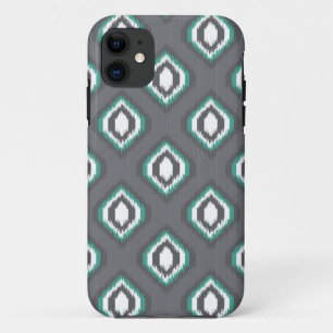 Geometric retro ikat tribal pattern iPhone 11 case