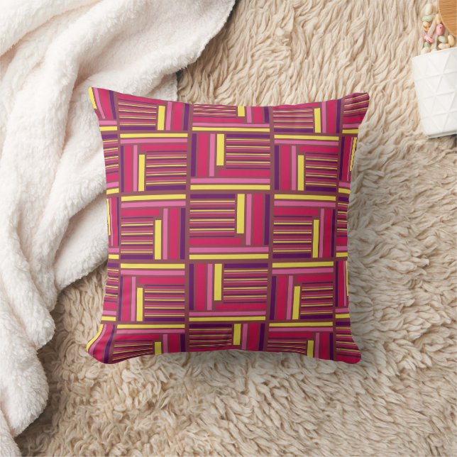 Geometric Retro Style Cushion (Blanket)