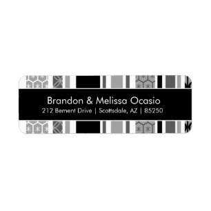 Geometric Return Address Labels